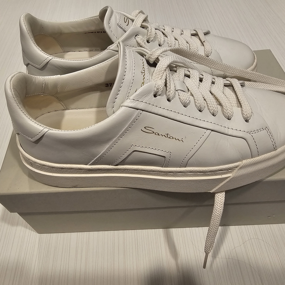 Santoni Off-White Ladies  Sneakers
